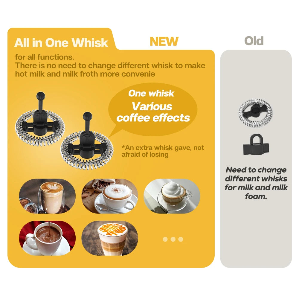 Electric Milk Frothier Coffee Maker Machine