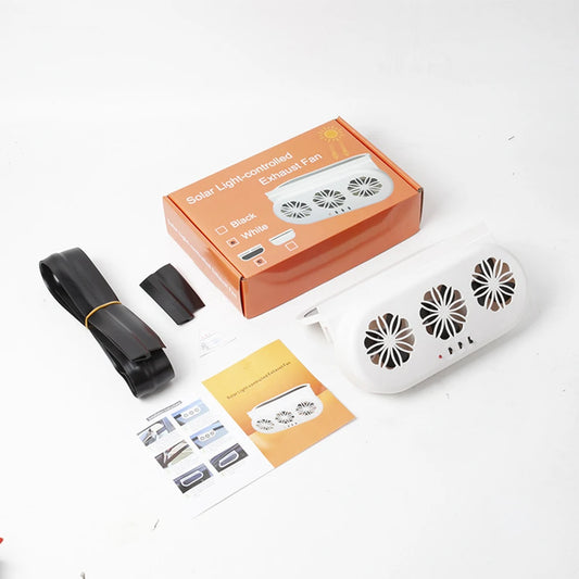 Solar & USB Car Exhaust Fan