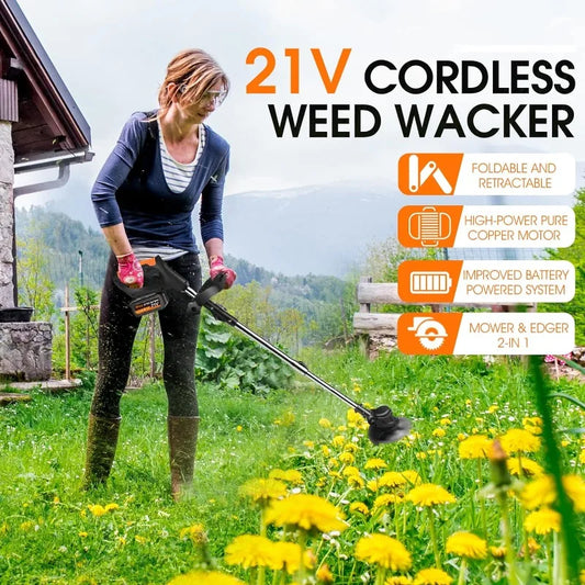 Electric Weed Wacker Cordless Trimmer