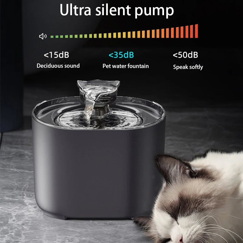 2.2L Automatic Cat Water Fountain