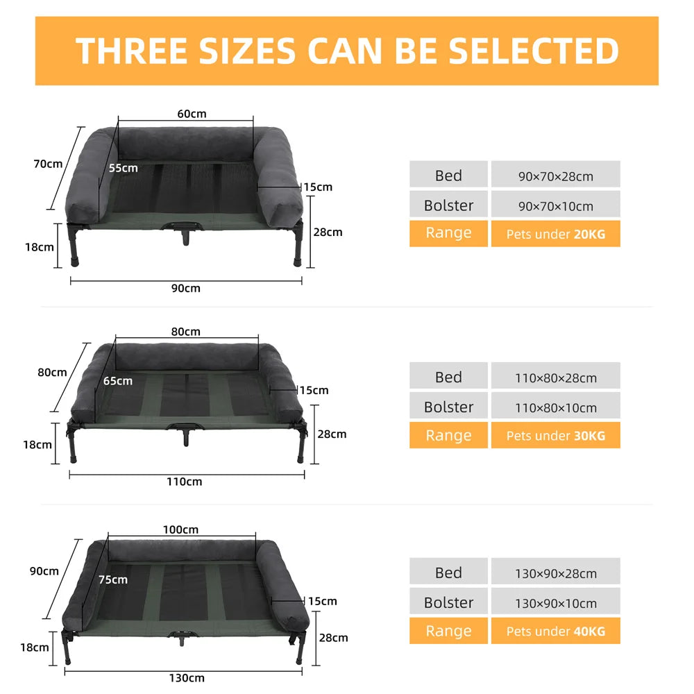 Large Dog Bed Outdoor Raised Dog Bed