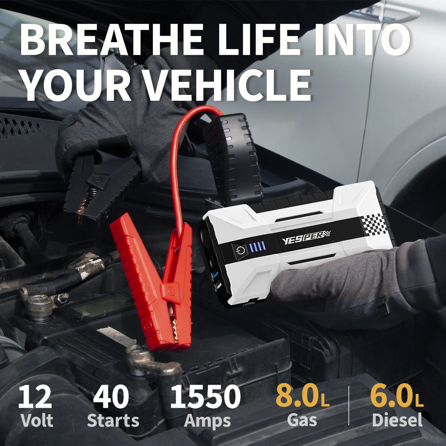 1000A Car Jump Starter Power Bank