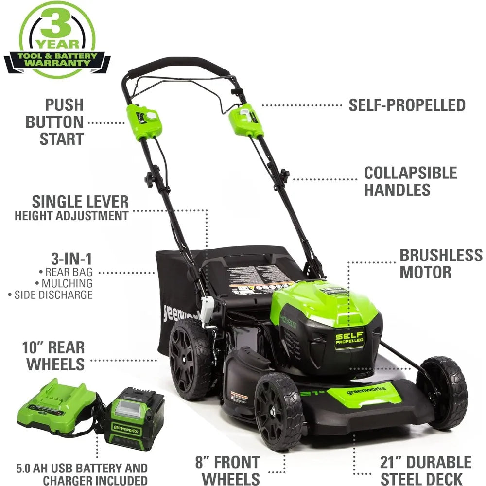 40V 21" Self-Propelled Lawn Mower Kit