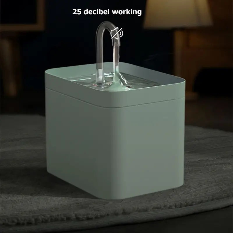 Auto Filter Electric Mute Cat Water Fountain