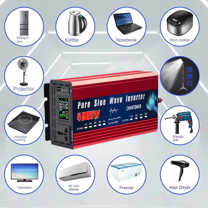 12V 220V 2000W 3000W 4000W Inverter