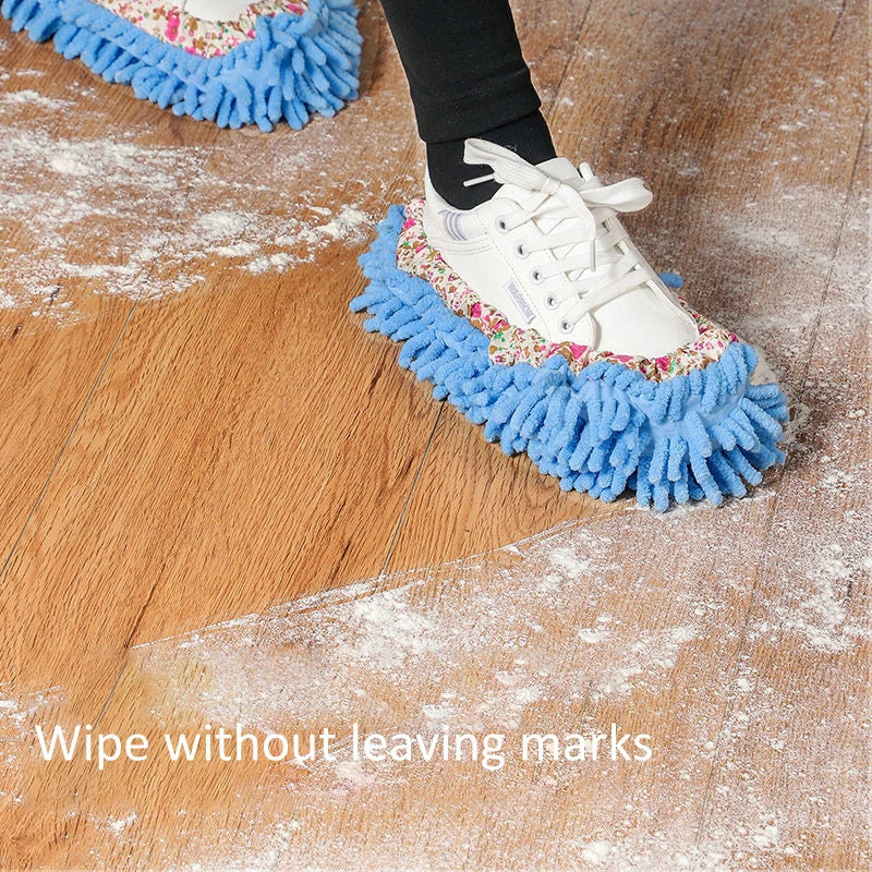 \Multifunction Floor Dust Cleaning Slippers