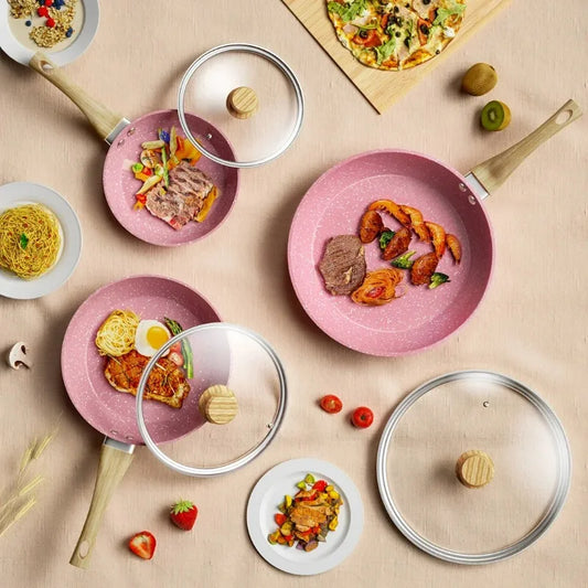 Kitchen Egg Steak Stir Fry Pot Pan Set