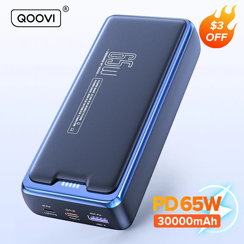30000mAh Battery Capacity Portable Charger Powerbank