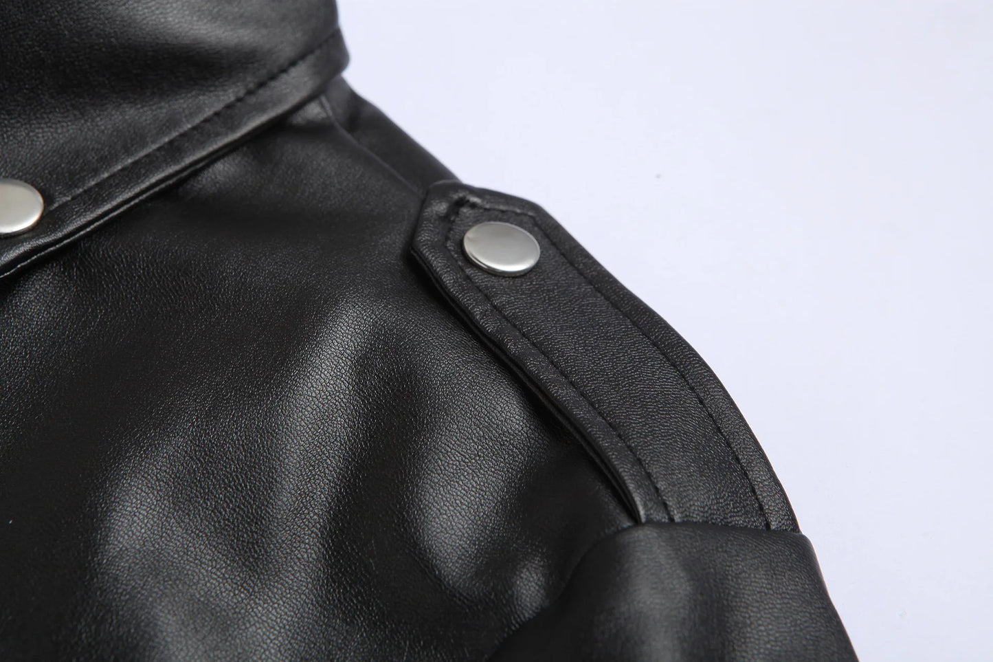 Men Fashion Motorcycle Leather Jacket