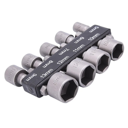 9Pcs Power Nut Driver Socket set