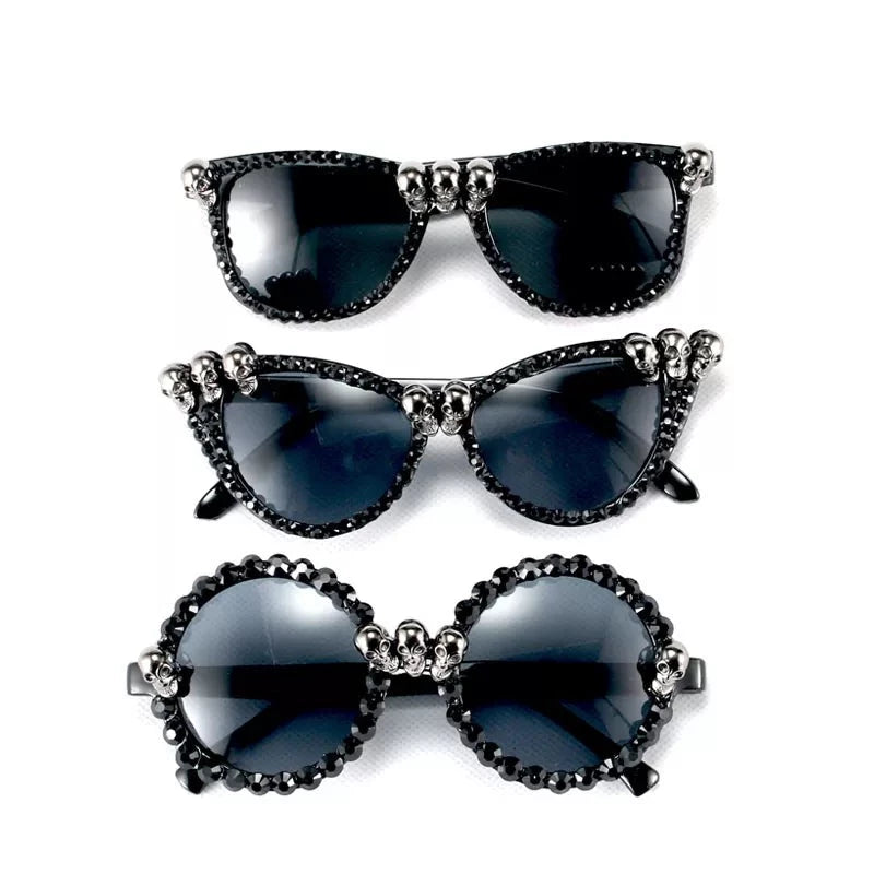 Gothic Skull Halloween Sunglasses
