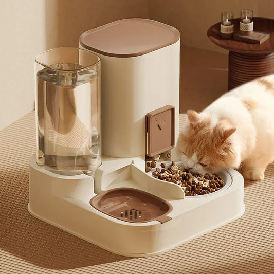 Pet Cat Water Food Dispenser