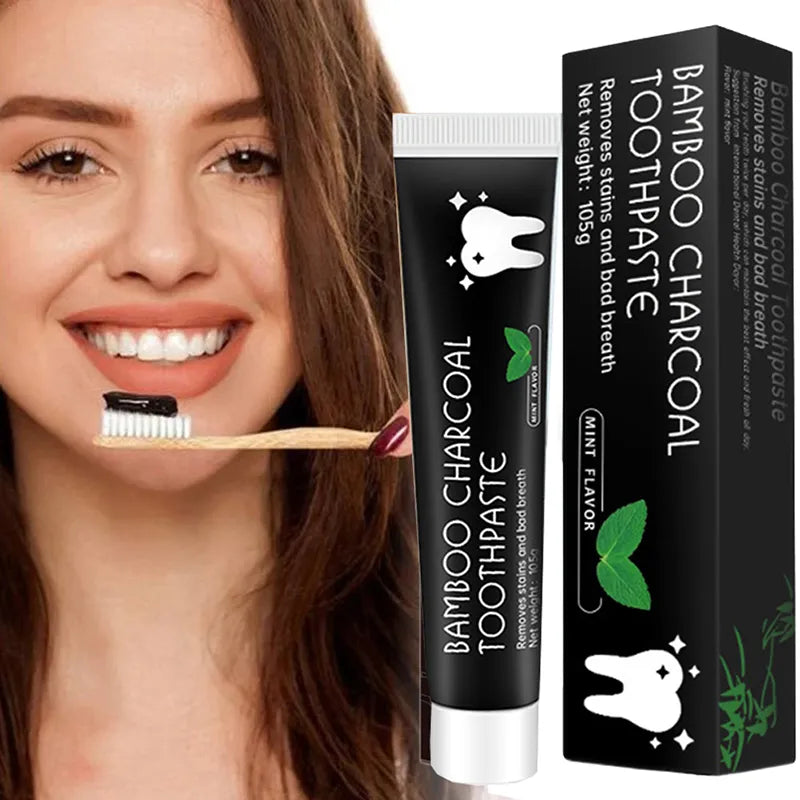 Natural Bamboo Charcoal Mint Flavor Toothpaste