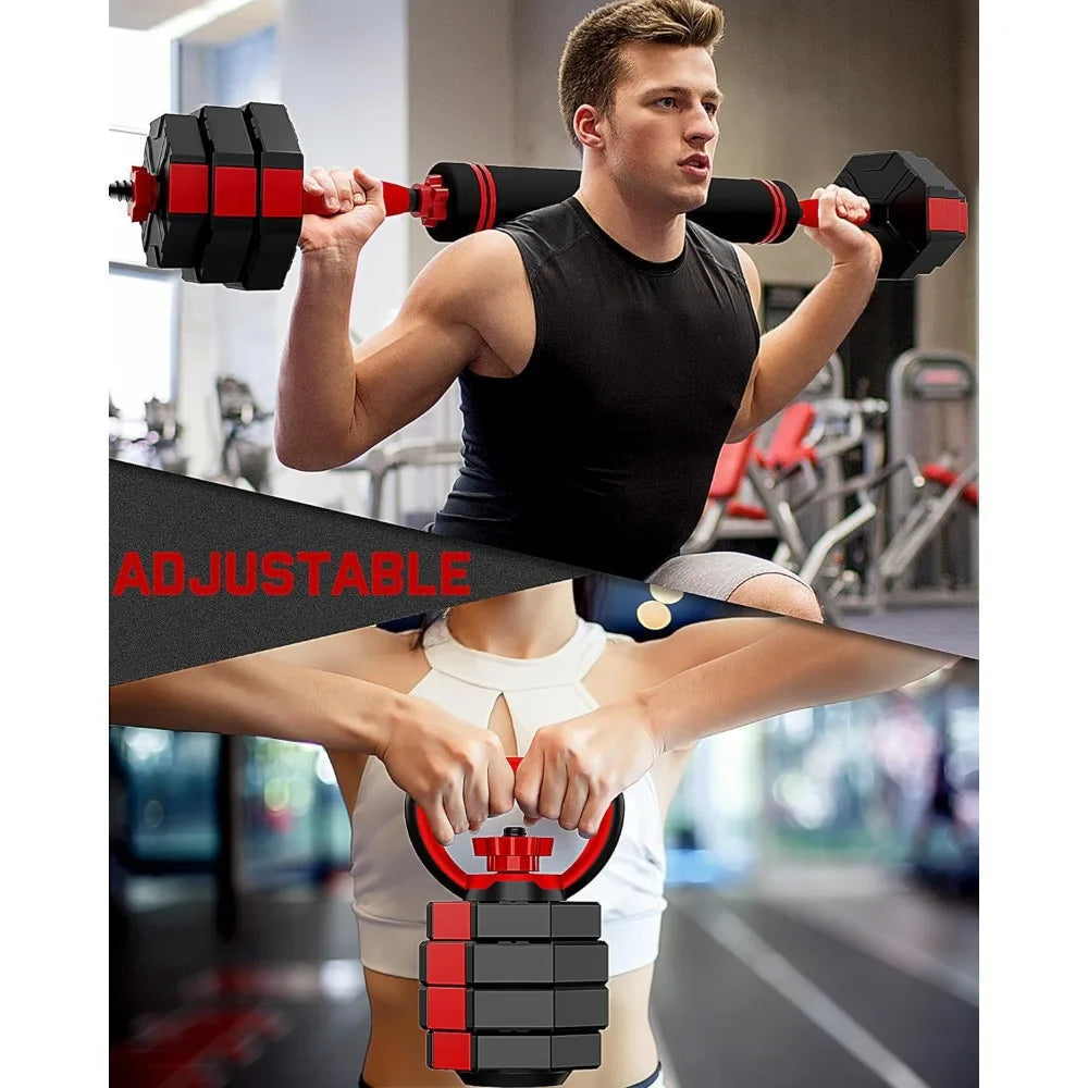 4-in-1 Adjustable Dumbbell Set