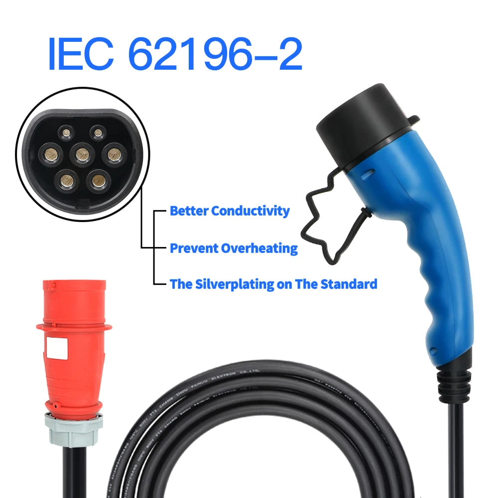 16A 11KW Type EV Charger