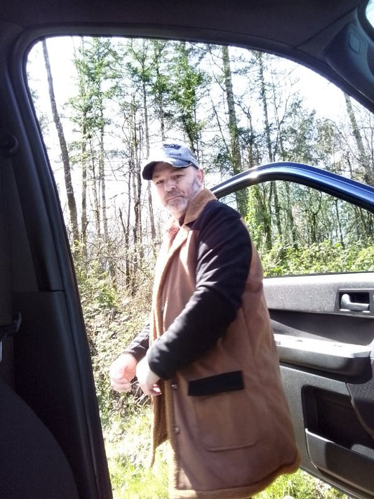 Oversized Patchwork Wool Jacket