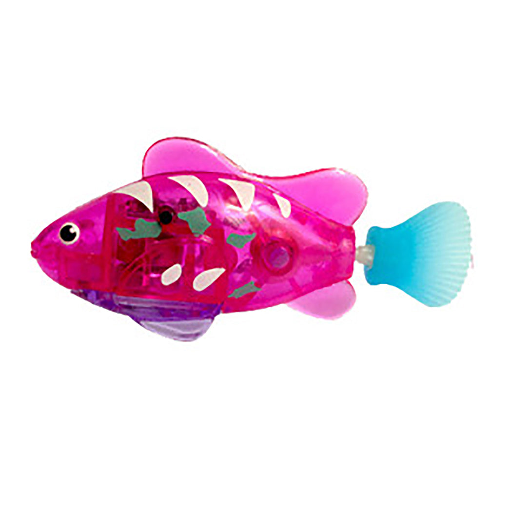 Pet Fish Electronic Cat Toys With Grass LED Light