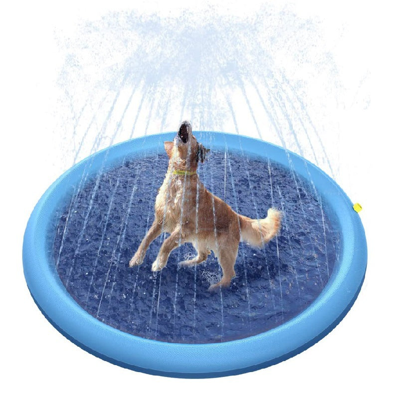 Non-Slip Splash Pad For Kids And Pet Dog Pool