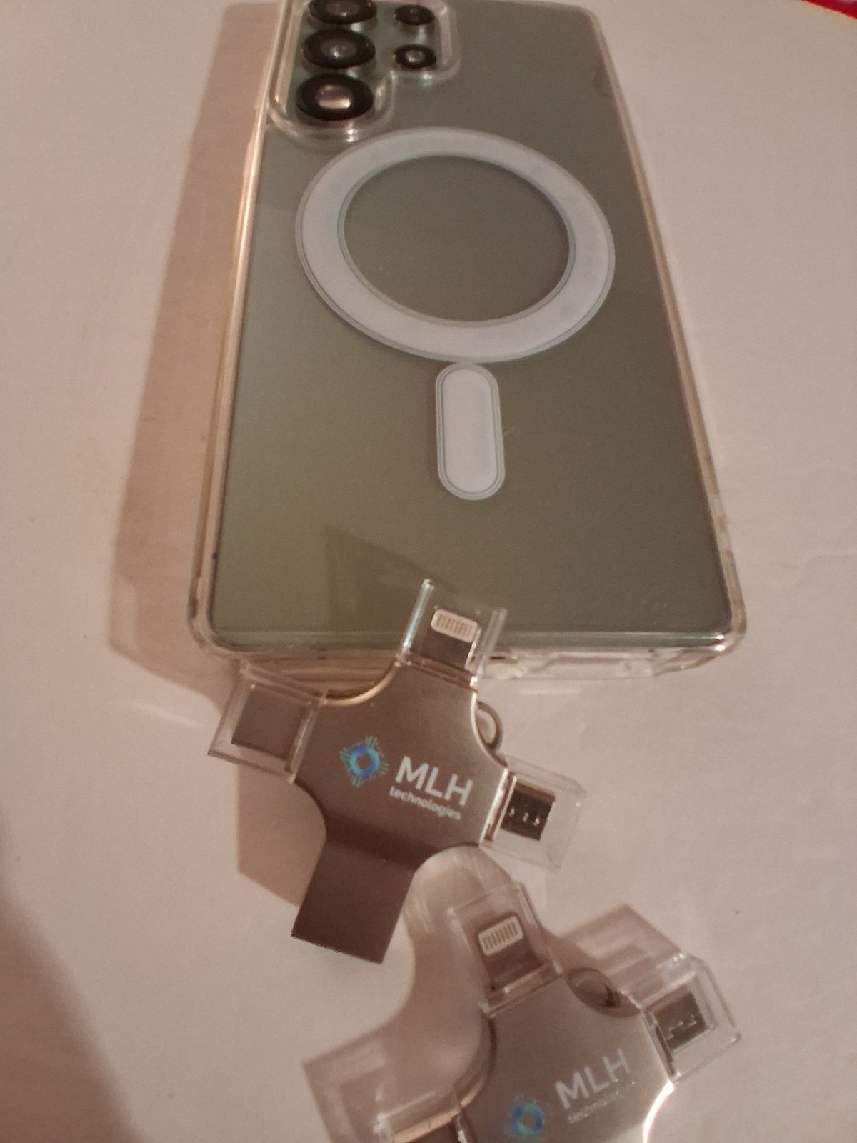 OTG(on-the-go) 1TB, no internet, cloud storage fee or app to download