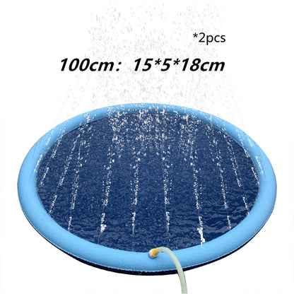 Non-Slip Splash Pad For Kids And Pet Dog Pool