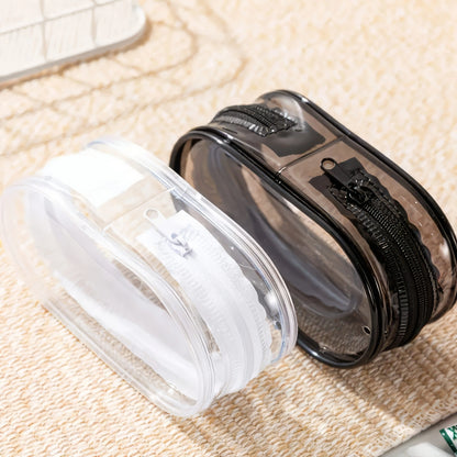 1 Travel Transparent Charger Storage Bag, Mini Portable, Used for Chargers, Headphones, Lipstick, Space Saving Travel Supplies
