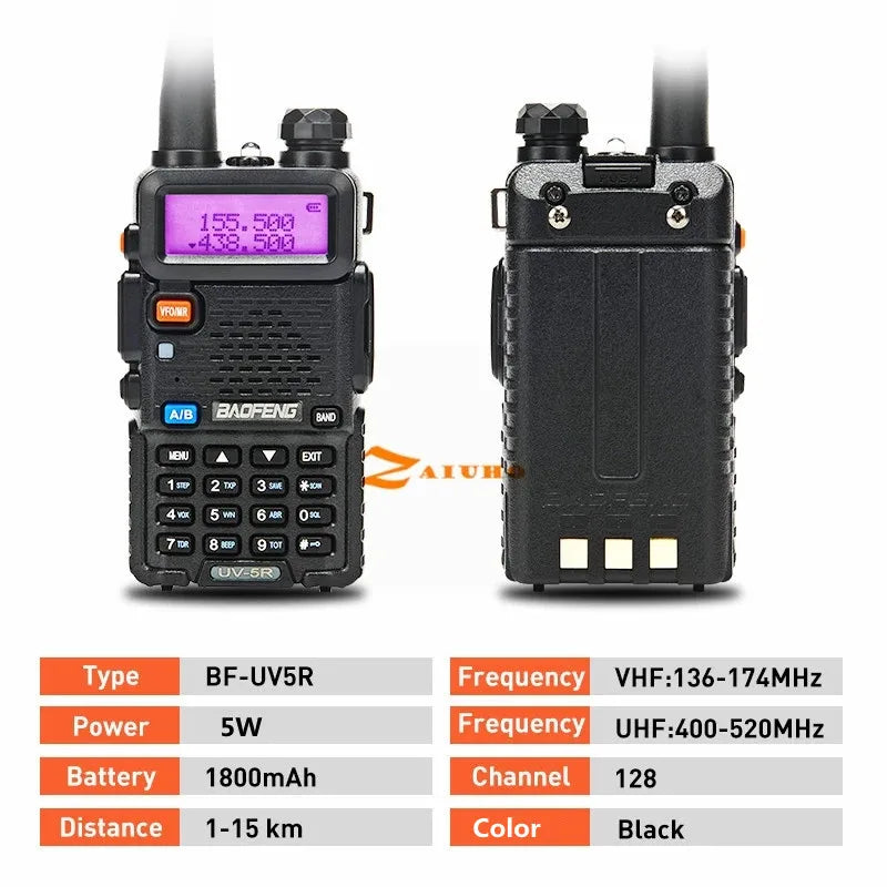 UV5R Dual Band Walkie Talkie