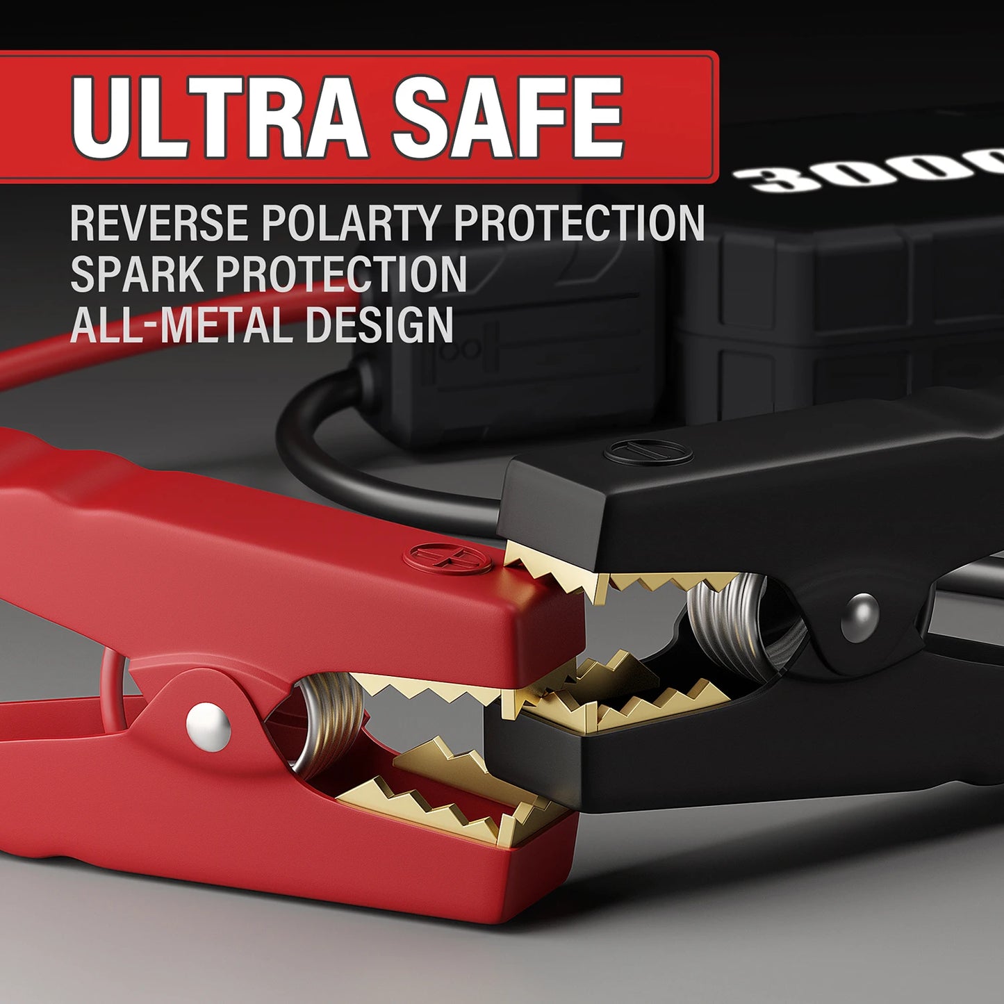 3000A Jump Starter Power Bank Car Booster