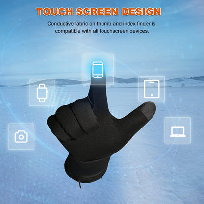 Heated Touch Screen Gloves for Men & Women