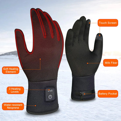 Heated Touch Screen Gloves for Men & Women