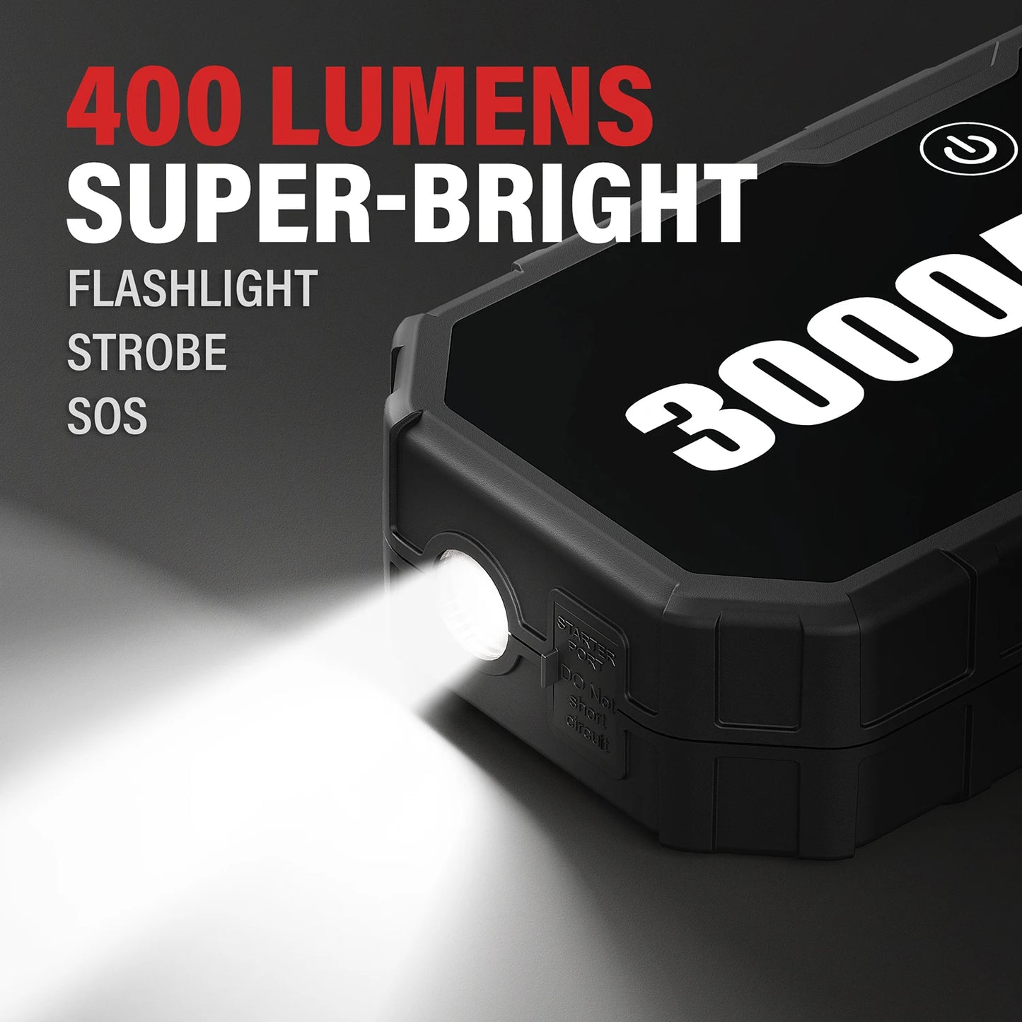 3000A Jump Starter Power Bank Car Booster