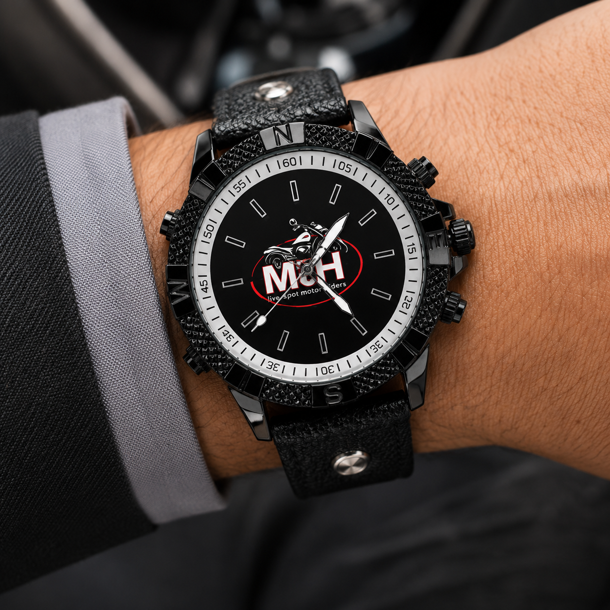 Minimalist MLH Motorcycle Watch