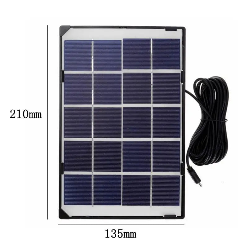 20W Mini Solar Panel for IP Security Camera