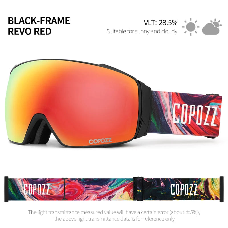 Magnetic Polarized Ski Goggles