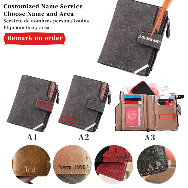 Personalized Photo Wallets Men