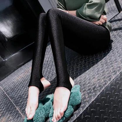 Autumn Winter Fleece High Waist Leggings