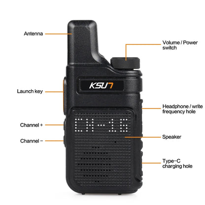 Portable Mini Walkie Talkie