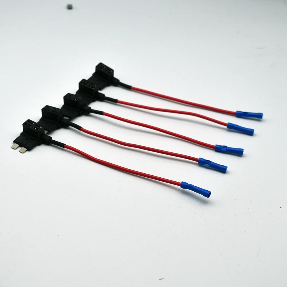 10pcs12V MINI SMALL MEDIUM Size Car Fuse Holder Add-a-circuit TAP Adapter Micro Mini Standard ATM Blade Fuse