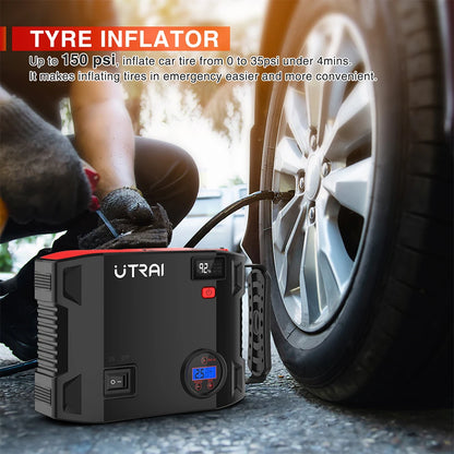 Jump Starter 4 in 1 Pump Air Compressor
