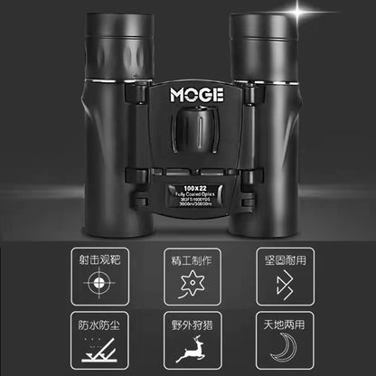 100x22 HD Powerful 2000M Long Range Folding Mini Telescope