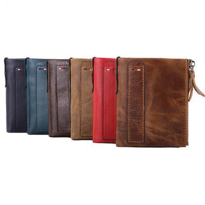 Genuine Cow Leather Male Wallet