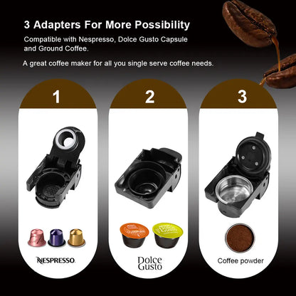 3 in 1 Espresso Coffee Machine