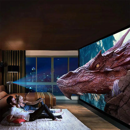 Portable Projector Screen High Brightness 16:9 Metal Anti Light Curtain