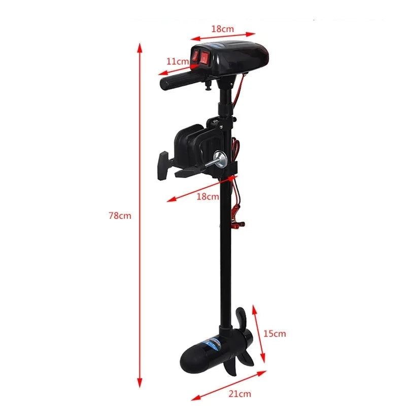 18LBS 12V Inflatable Boat Electric Trolling Motor