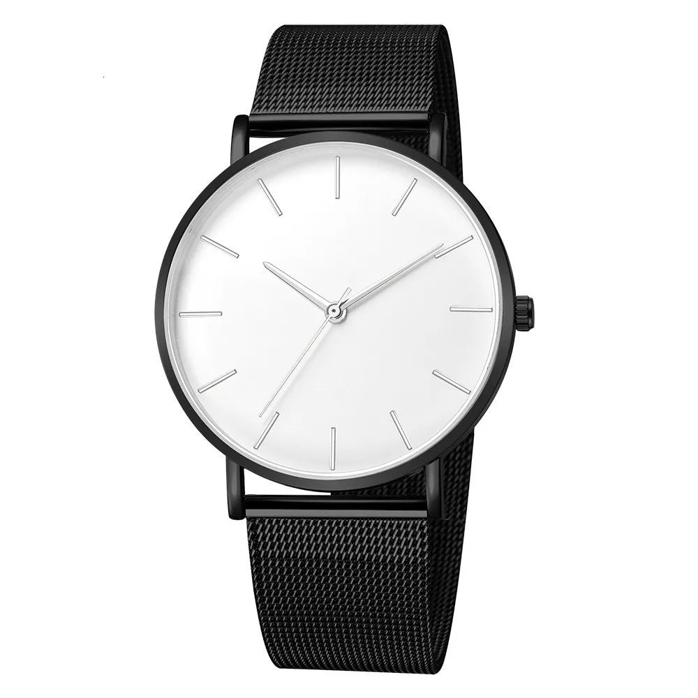 Minimalist Men Fashion Ultra Thin Watches