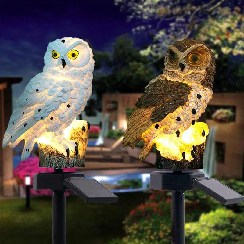 Garden Owl  Solar Lamp