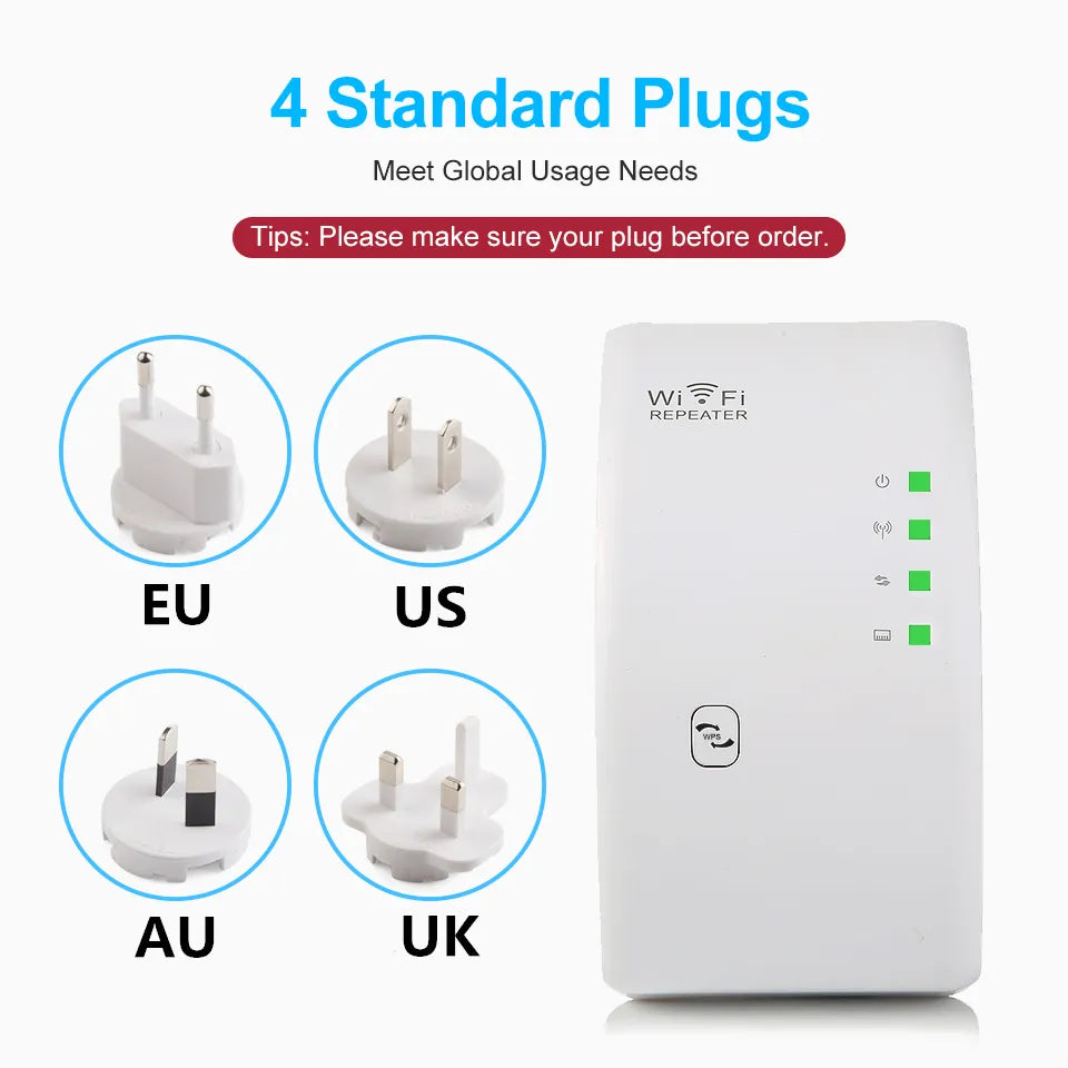 300M  Wireless WiFi Booster