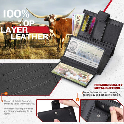 Men RFID Card Holder Wallet