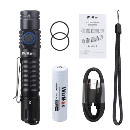 FC12 Rechargeable Torches Tactical Flashlights