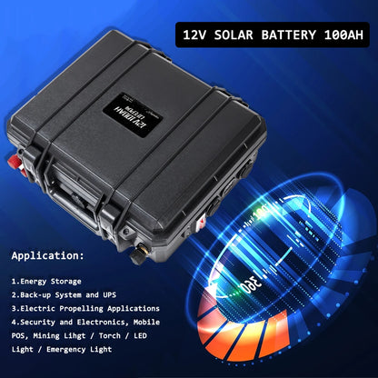 12V100AH Lifepo4 Battery 120AH Power Station