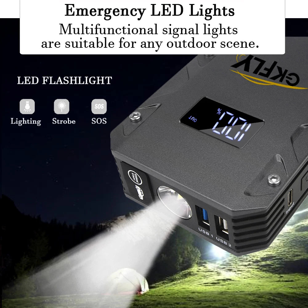 Car Jump Starter 26000mAh Portable Power Bank